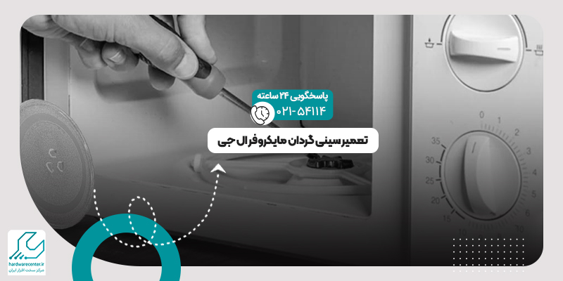 سینی گردان مایکروفر ال جی