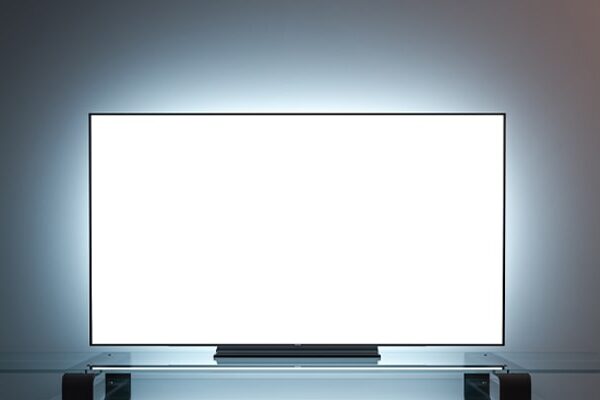 سفید شدن صفحه تلویزیون