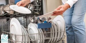علت ماندن لکه آب روی ظروف در ظرفشویی ال جی