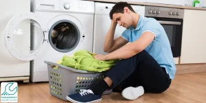 راهکارهای حل مشکل ماندن کف در ماشین لباسشویی ال جی