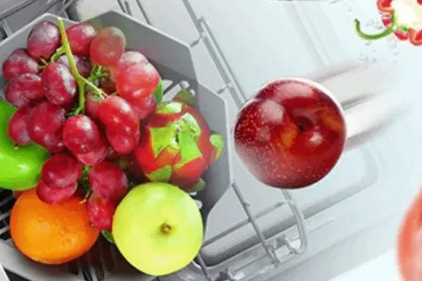 آموزش نحوه شستن میوه در ظرفشویی