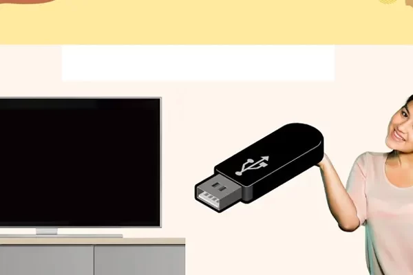 آموزش وصل کردن USB به تلویزیون