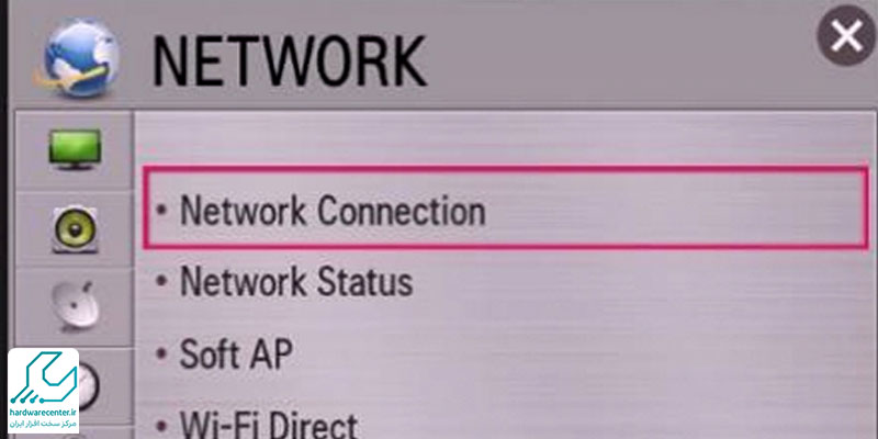 راهنمای اتصال تلویزیون lg به اینترنت