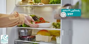 خیس شدن میوه در یخچال