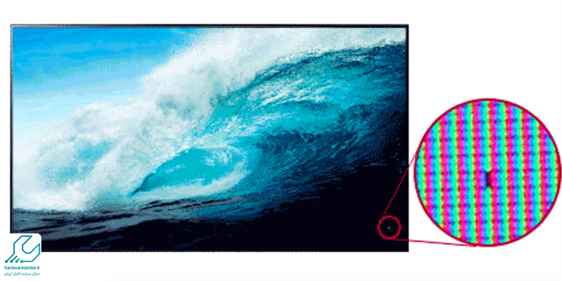 پیکسل سوختگی تلویزیون ال جی
